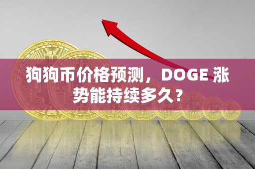狗狗币价格预测，DOGE 涨势能持续多久？