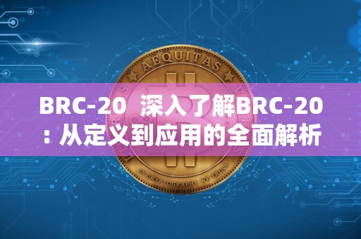 BRC-20  深入了解BRC-20: 从定义到应用的全面解析